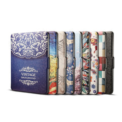 Printed Horizontal Flip PU Leather Protective Case for Amazon Kindle Paperwhite 1 & 2 & 3 with Sleep / Wake-up, For Kindle Paperwhite, Kindle Paperwhite