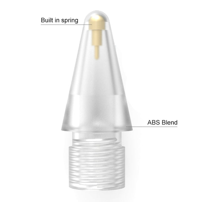 7.0 Brass Spring Short Needle Stylus Pen Tip For Apple Pencil 1 / 2, 1 PCS 7.0