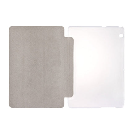 For Huawei  MediaPad T3 10 9.6 inch Silk Texture Horizontal Flip Leather Case with 3-folding Holder