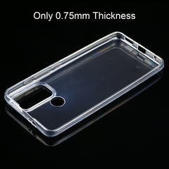 For Motorola Moto G60 0.75mm Ultra-thin Transparent TPU Soft Protective Case, For Motorola Moto G60