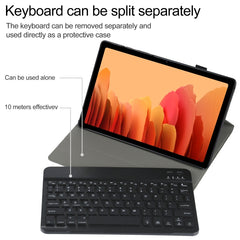 A500S Detachable Bluetooth Backlight Keyboard Ultrathin Horizontal Flip Leather Tablet Case with Holder for Samsung Galaxy Tab A7 10.4 (2020) T500 / T505, For Samsung Galaxy Tab A7 10.4 (2020)