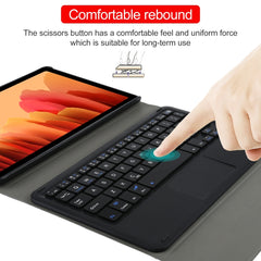 A500-A Detachable Bluetooth Keyboard Ultrathin Horizontal Flip Leather Tablet Case with Touchpad & Holder for Samsung Galaxy Tab A7 10.4 (2020) T500 / T505, For Samsung Galaxy Tab A7 10.4 (2020)