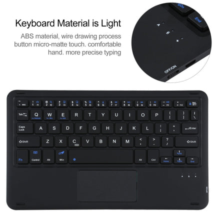 A500-A Detachable Bluetooth Keyboard Ultrathin Horizontal Flip Leather Tablet Case with Touchpad & Holder for Samsung Galaxy Tab A7 10.4 (2020) T500 / T505