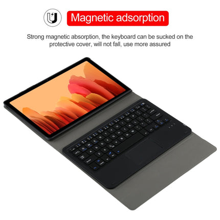 A500-A Detachable Bluetooth Keyboard Ultrathin Horizontal Flip Leather Tablet Case with Touchpad & Holder for Samsung Galaxy Tab A7 10.4 (2020) T500 / T505