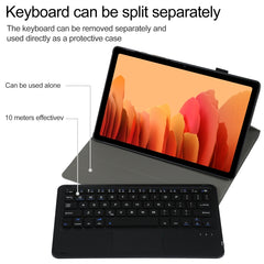 A500-A Detachable Bluetooth Keyboard Ultrathin Horizontal Flip Leather Tablet Case with Touchpad & Holder for Samsung Galaxy Tab A7 10.4 (2020) T500 / T505, For Samsung Galaxy Tab A7 10.4 (2020)