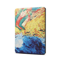 Van Gogh Oil Painting Pattern Horizontal Flip PU Leather Protective Case for Amazon Kindle 2019, with Sleep & Wake-up Funtion, Amazon Kindle 2019