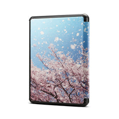 Cherry Pattern Horizontal Flip PU Leather Protective Case for Amazon Kindle 2019, with Sleep & Wake-up Funtion, Amazon Kindle 2019