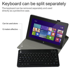 AM12 2 in 1 Removable Bluetooth Keyboard + Protective Leather Tablet Case with Holder for Lenovo Tab P11 (Tab-J606F), AM12