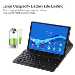 AM10 2 in 1 Removable Bluetooth Keyboard + Protective Leather Tablet Case with Holder for Lenovo M10 FHD Plus 10.3 inch, AM10