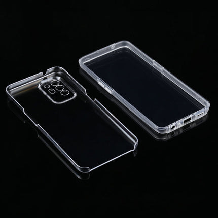 For OPPO F19 Pro+ 5G/A94 5G/Reno5 Z PC+TPU Ultra-Thin Double-Sided All-Inclusive Transparent Case