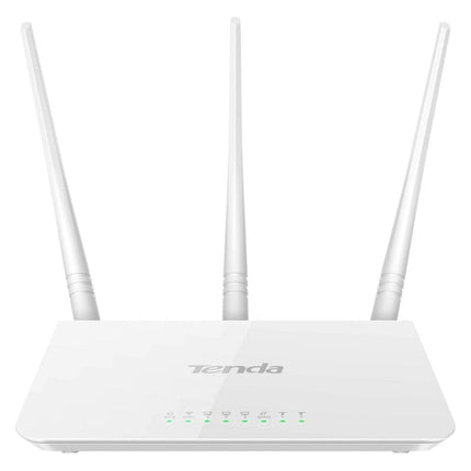 Tenda F3 Wireless 2.4GHz 300Mbps WiFi Router with 3*5dBi External Antennas