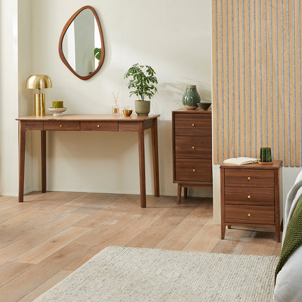 Wright Walnut Desk and Dressing Table