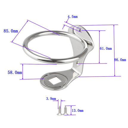 304 Stainless Steel Yacht Water Cup Holder, Cup Holder