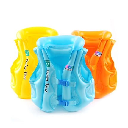 2 PCS C Code Children Float Inflatable Life Jacket Swimsuit, Size: Small, Random Color Delivery, Size: S