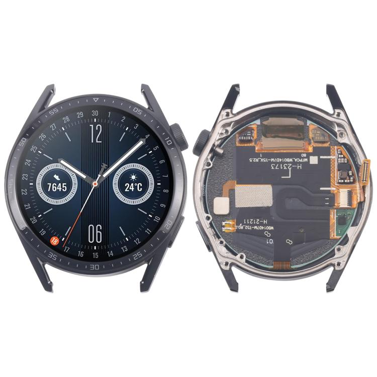For Huawei Watch GT 3 46mm JPT-B29 Single Cable LCD Screen Digitizer Full Assembly with Frame