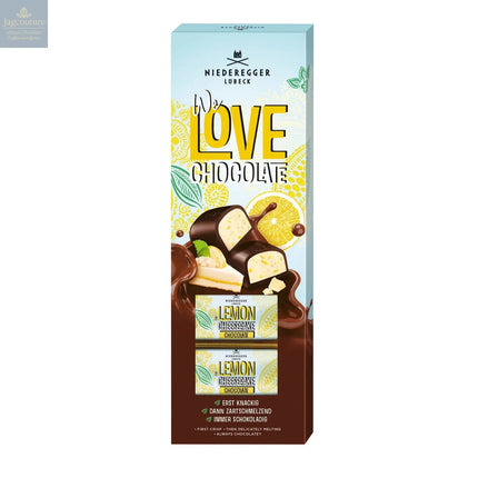 We Love Chocolate dark chocolate lemon cheesecake mini loaves in gift box