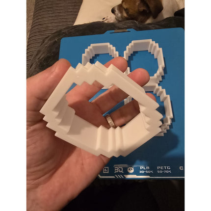 Pixel Cookie Cutter Duo – Minecraft-Inspired (2-Pack)