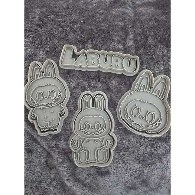Labubu Cookie Cutter Set (4-Pack) – Random Colors £3