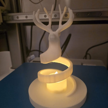 Christmas Reindeer Candle Holder – Cozy Holiday Centerpiece