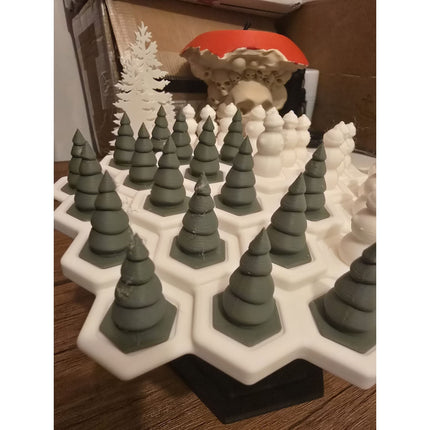 Stack the Snowmen! Holiday Balance Game with Festive Trees