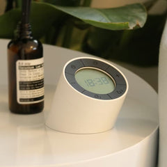 Edge Light Alarm Clock - White