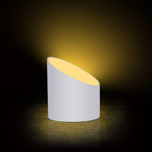 Edge Light Alarm Clock - White