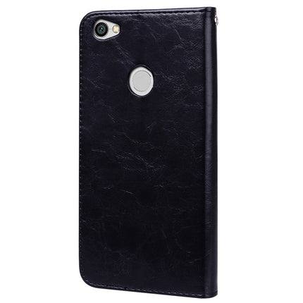 For Xiaomi  Redmi Note 5A Pro / Prime Business Style Oil Wax Texture Horizontal Flip Leather Case with Holder & Card Slots & Wallet & Lanyard