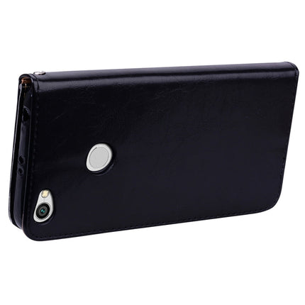 For Xiaomi  Redmi Note 5A Pro / Prime Business Style Oil Wax Texture Horizontal Flip Leather Case with Holder & Card Slots & Wallet & Lanyard