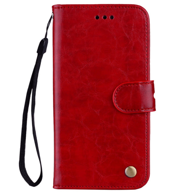 For Xiaomi  Mi A1 & 5X Business Style Oil Wax Texture Horizontal Flip Leather Case with Holder & Card Slots & Wallet & Lanyard