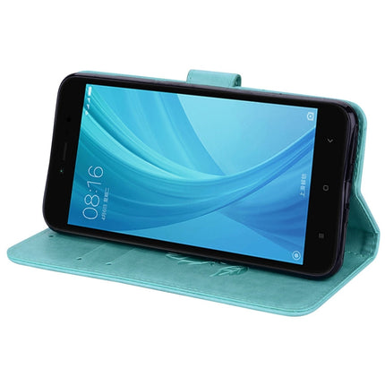 For Xiaomi  Redmi Note 5A Pro / Prime Roses Pressed Flowers Pattern Flip Leather Case with Holder & Card Slots & Wallet