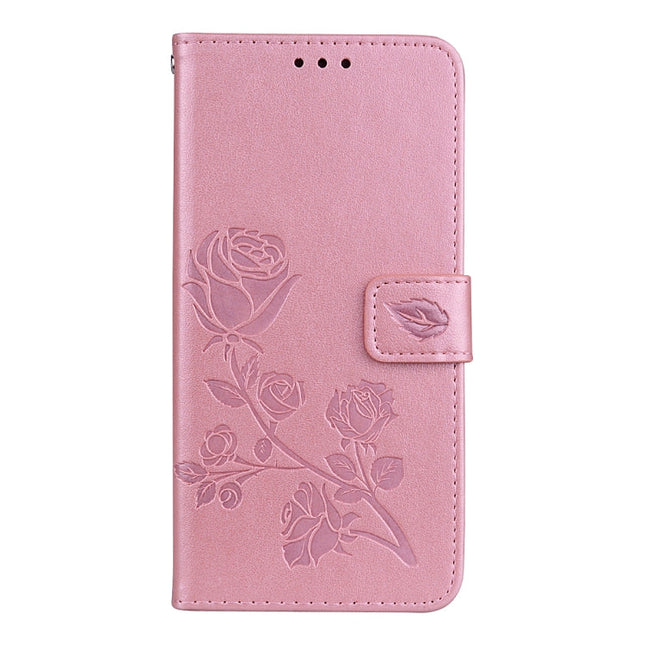 For Xiaomi Redmi 5 Rose Embossed Horizontal Flip Environmental PU Leather Case with Holder & Card Slots & Wallet