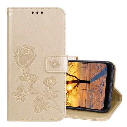 Rose Embossed Horizontal Flip PU Leather Case for Xiaomi Pocophone F1 , with Holder & Card Slots & Wallet