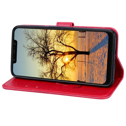 Rose Embossed Horizontal Flip PU Leather Case for Xiaomi Pocophone F1 , with Holder & Card Slots & Wallet