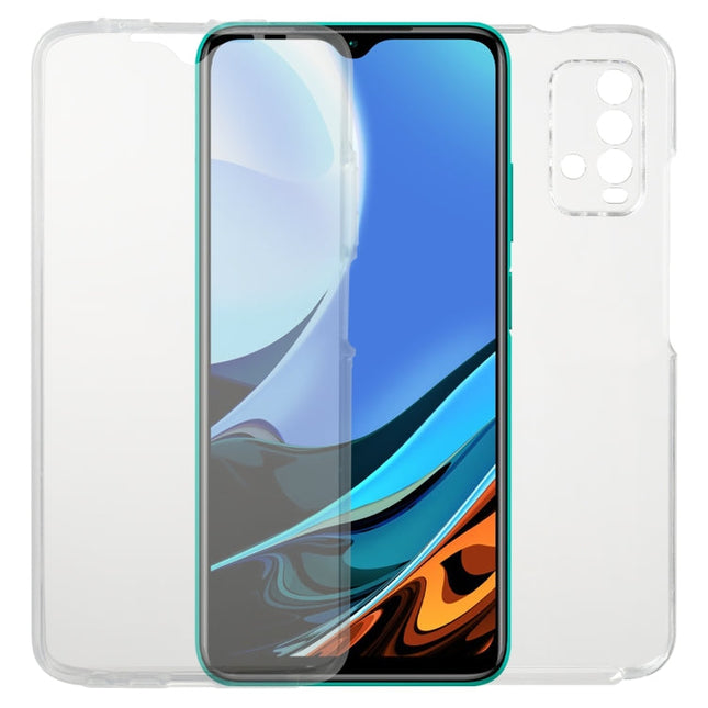 For Xiaomi Redmi Note 9 4G PC+TPU Ultra-Thin Double-Sided All-Inclusive Transparent Mobile Phone Case, For Xiaomi Redmi Note 9 4G