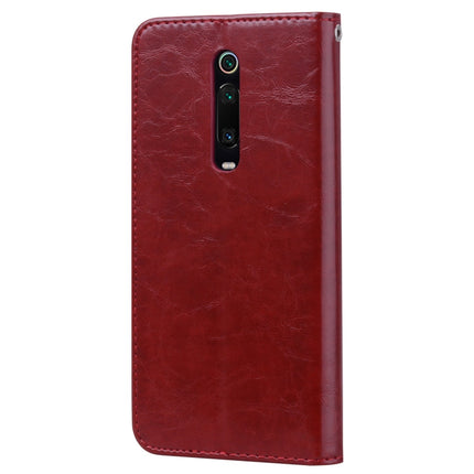 Business Style Oil Wax Texture Horizontal Flip Leather Case for Xiaomi Redmi K20 / K20 Pro, with Holder & Card Slots & Wallet
