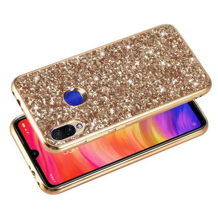 Glitter Powder Shockproof TPU Case for Xiaomi Redmi Note 7, For Xiaomi Redmi Note 7
