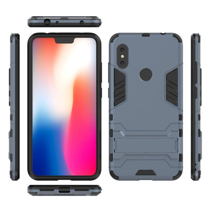 Shockproof PC + TPU  Case for Xiaomi Redmi Note 6, with Holder, Xiaomi Redmi Note 6