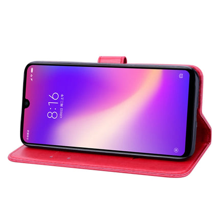 Rose Embossed Horizontal Flip PU Leather Case for Xiaomi Redmi 7, with Holder & Card Slots & Wallet