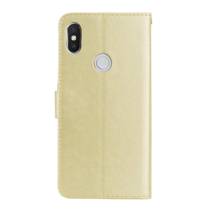 Rose Embossed Horizontal Flip Environmental PU Leather Case for Xiaomi Redmi S2, with Holder & Card Slots & Wallet