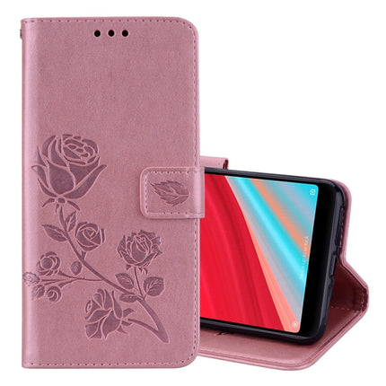 Rose Embossed Horizontal Flip Environmental PU Leather Case for Xiaomi Redmi S2, with Holder & Card Slots & Wallet