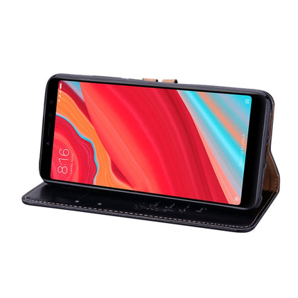 Business Style Oil Wax Texture Horizontal Flip Leather Case for Xiaomi Redmi S2, with Holder & Card Slots & Wallet