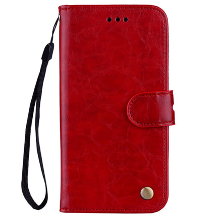 Business Style Oil Wax Texture Horizontal Flip Leather Case for Xiaomi Mi 6X / A2, with Holder & Card Slots & Wallet