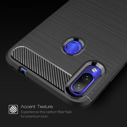 Brushed Texture Carbon Fiber TPU Case for Xiaomi Redmi Note 7 / Redmi Note 7 Pro, For Redmi Note 7