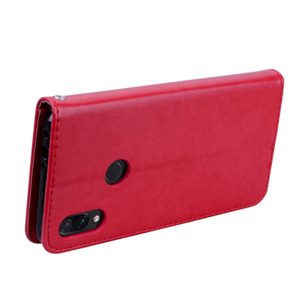 Rose Embossed Horizontal Flip PU Leather Case for Xiaomi Redmi Note 7, with Holder & Card Slots & Wallet
