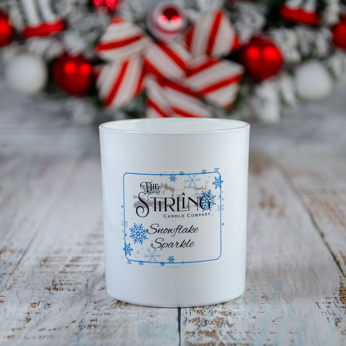 Snowflake Sparkle - Large Candle