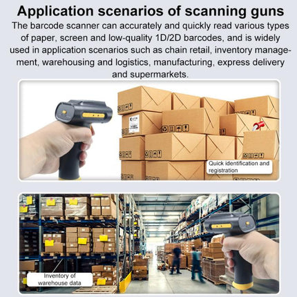 UHF RFID Handheld Card Reader Cash Register Settlement Scanner, Style: Bluetooth, Bluetooth