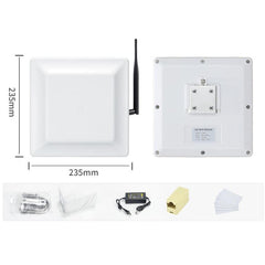 UHF Middle Range RFID Integrated Reader Identification Distance 0-5m, Style: Add WiFi Communication