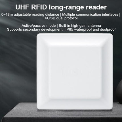 UHF RFID Reader Long Range Integrated Reader Writer With E710 Chip, Style: Add Low Temperature Heating Device, Add Low Temperature Heating Device