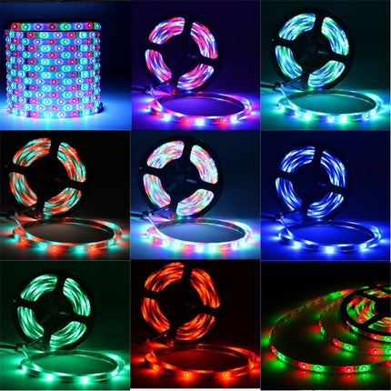 EU Plug 5M 2835SMD No Waterproof Light With 44 Key Remote Control RGB LED Light Strip
