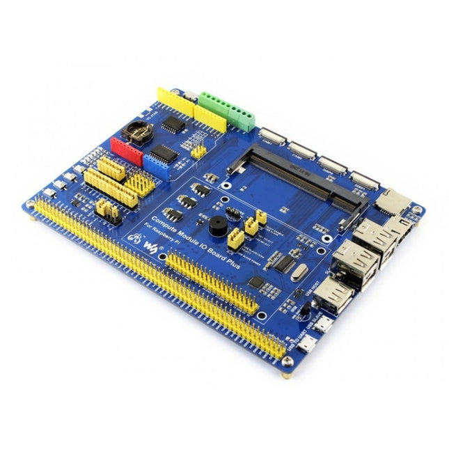 Waveshare Compute Module IO Board Plus for Raspberry Pi CM3 / CM3L / CM3+ / CM3+L, For Raspberry Pi CM3